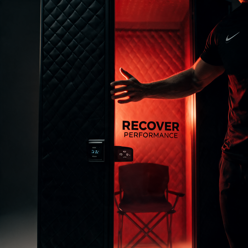 Recover Performance Pro Powered by PowerPro™ Heat Sauna® 185°F At-Home Sauna Bundle