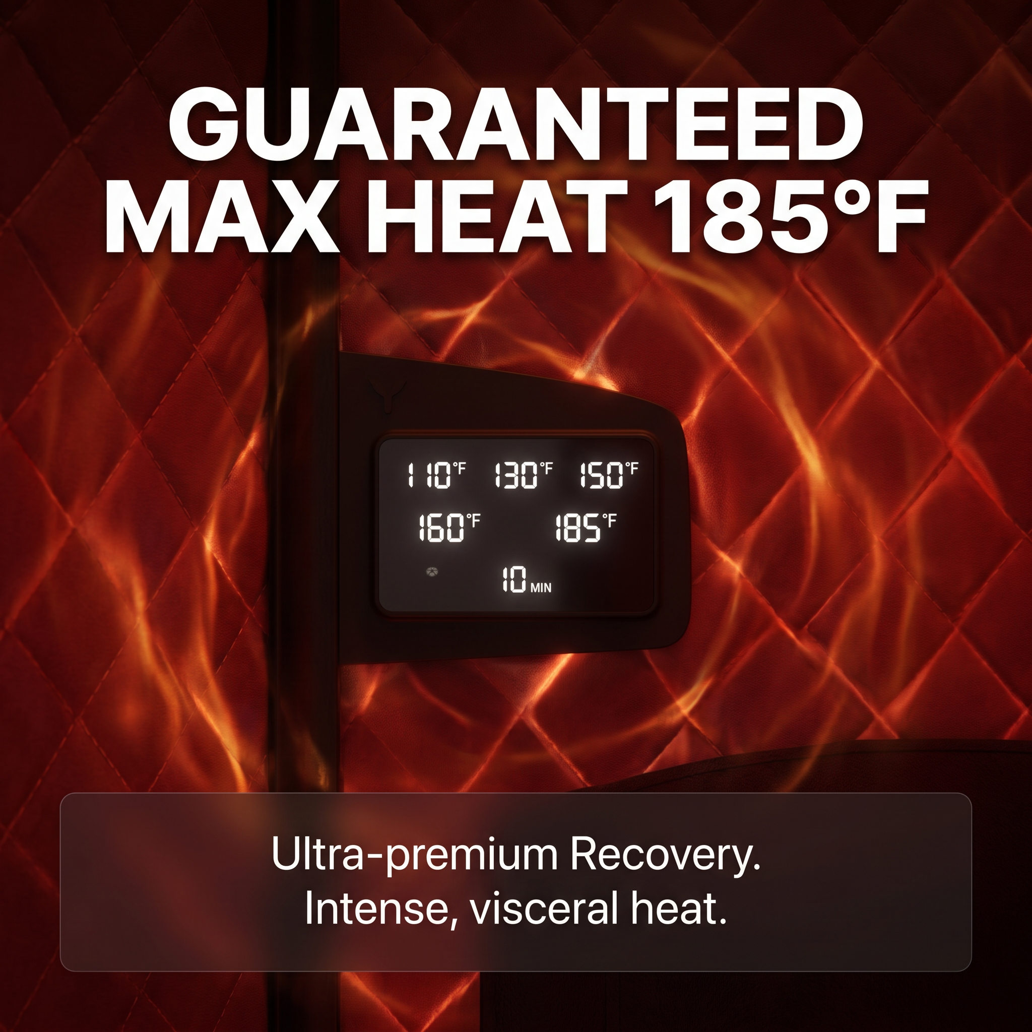Recover Performance Pro Powered by PowerPro™ Heat Sauna® 185°F At-Home Sauna Bundle